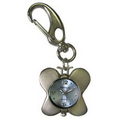 Light Blue Butterfly Shape Key Chain Quartz Watch